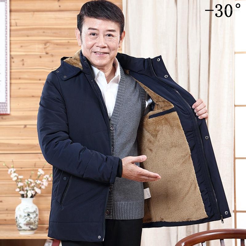 Men's Down Winter Cotton-padded Coat Middle Aged And Elderly Parka Hooded Jackets For Men Fleece Thicken Warm Outwear Windbreaker Plus Size, Khaki
Men's Down Winter Cotton-padded Coat Middle Aged And Elderly Parka Hooded Jackets For Men Fleece Thicken Warm Outwear Windbreaker Plus Size, Khaki