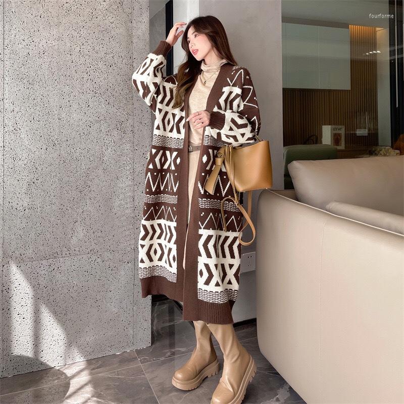 Women's Knits Sweater Coat Cardigan Women's Autumn And Winter Long Knee-length Loose Knitted, Black
Women's Knits Sweater Coat Cardigan Women's Autumn And Winter Long Knee-length Loose Knitted, Black
