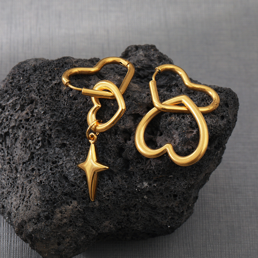 Chunky Gold Hoop Earrings Dangle Chandelier Stainless Steel 18K Gold Plated Heart Hoop Earrings Thick Gold Teardrop
Chunky Gold Hoop Earrings Dangle Chandelier Stainless Steel 18K Gold Plated Heart Hoop Earrings Thick Gold Teardrop