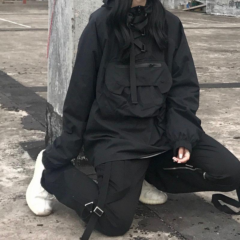 Women's Jackets Style Ladies American Outdoor Function Big Pockets Hedging Bandage Jacket Coat, Black
Women's Jackets Style Ladies American Outdoor Function Big Pockets Hedging Bandage Jacket Coat, Black