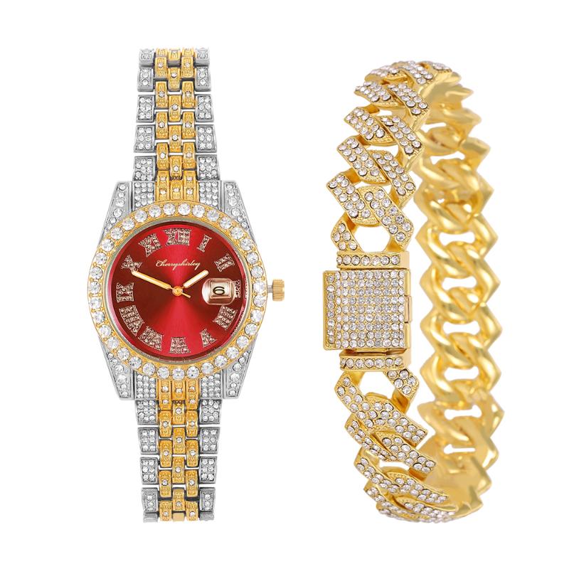 Wristwatches Men Watch Set Gold Luxury Fashion Calendar Quartz Rhinestone Wristwatch Man Clock RelojWristwatches, 20cm bracelet
Wristwatches Men Watch Set Gold Luxury Fashion Calendar Quartz Rhinestone Wristwatch Man Clock RelojWristwatches, 20cm bracelet
