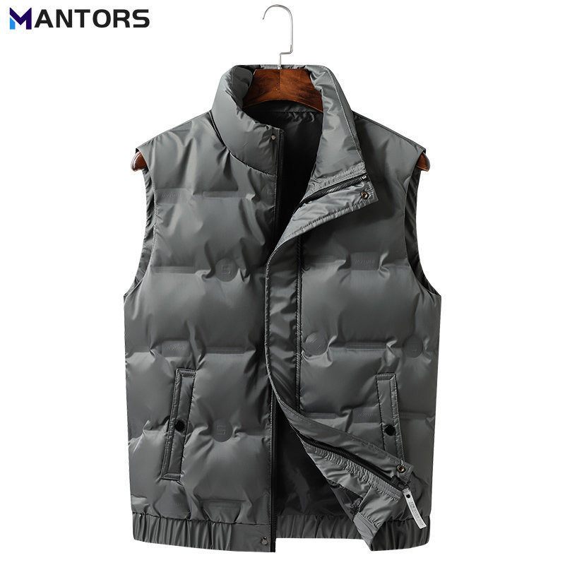 Men s Vests MANTORS Fashion Mens Down Winter Thermal Soft Vest Coats Casual Male Sleeveless Jackets Solid Color Thicken Waistcoats 230225, Lds823black 
Men s Vests MANTORS Fashion Mens Down Winter Thermal Soft Vest Coats Casual Male Sleeveless Jackets Solid Color Thicken Waistcoats 230225, Lds823black