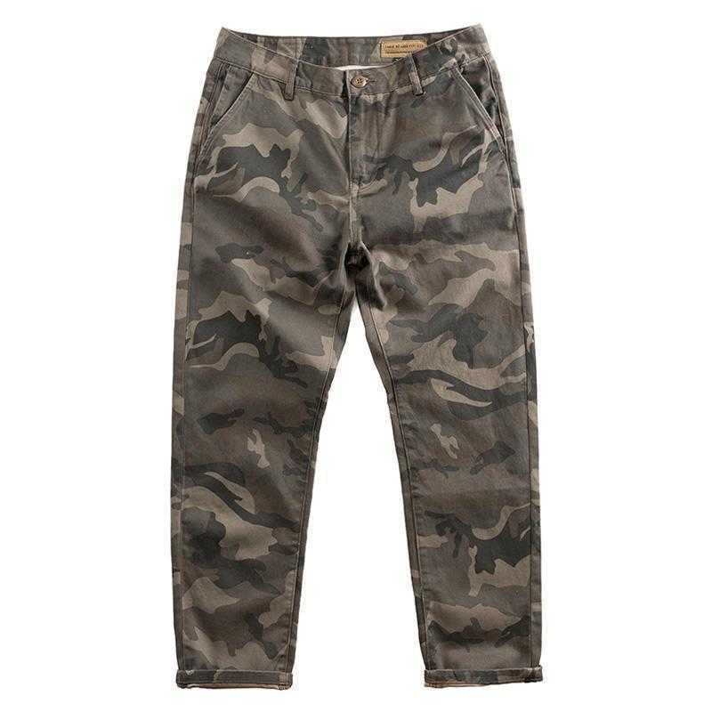 Men's Pants Camouflage Cargo Pants Mens Summer Cotton Trousers Men's Oversized Sweatpants Casual Stretch Pants Harem Pants Streetwear Male Z