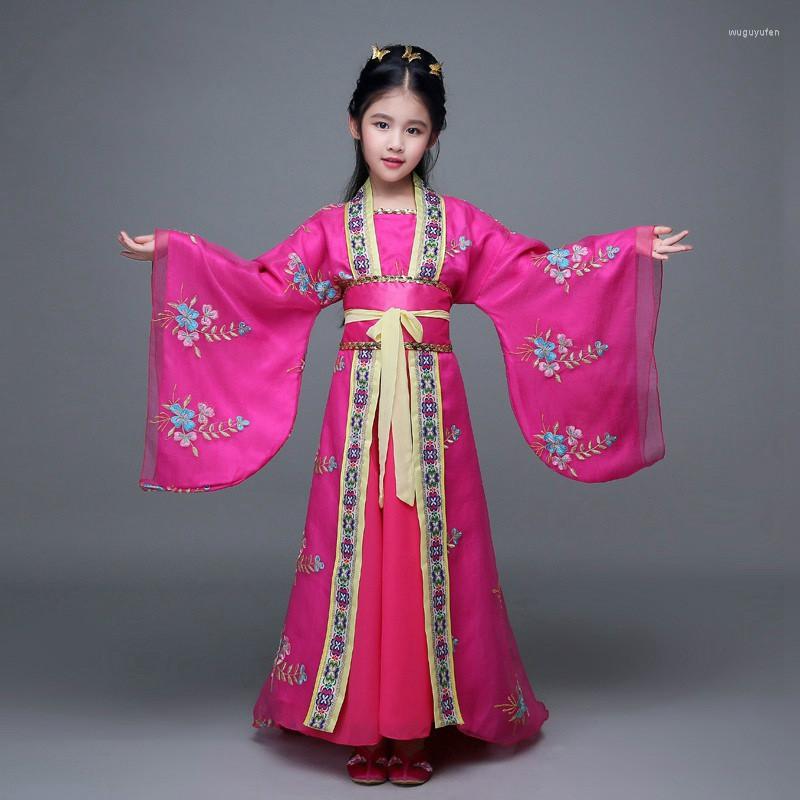 Stage Wear Girls Chinese Traditional Costume For Folk Dance Dress Kids Tang Princess National Ancient Hanfu Clothing 89, Rose red
Stage Wear Girls Chinese Traditional Costume For Folk Dance Dress Kids Tang Princess National Ancient Hanfu Clothing 89, Rose red