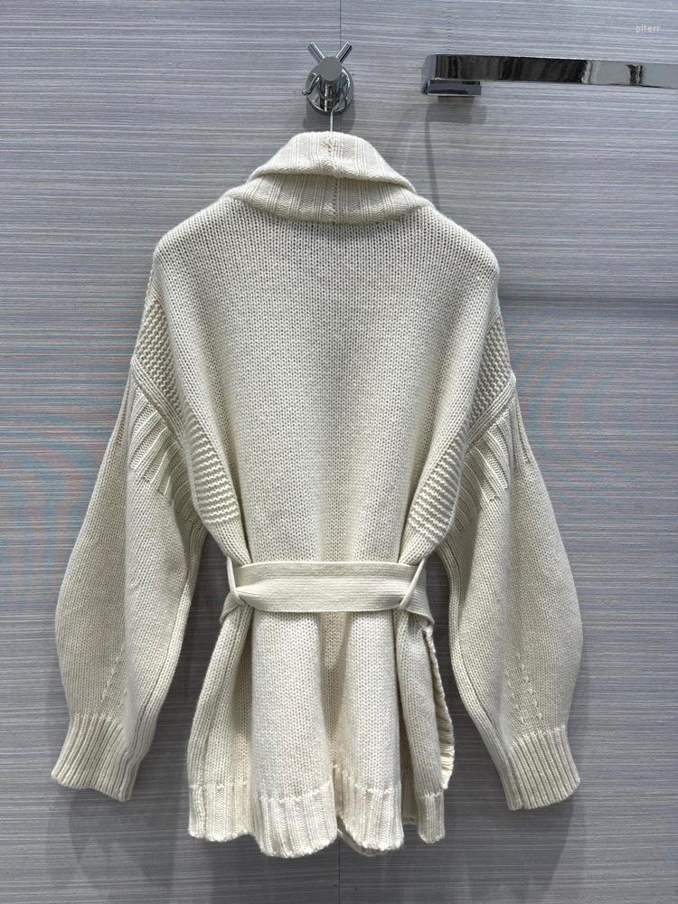 Women's Knits Cashmere Women Cardigan Waist Casual Loose Belt Sweater Knitted Jacket Fashionable Coat High End Female, Grey
Women's Knits Cashmere Women Cardigan Waist Casual Loose Belt Sweater Knitted Jacket Fashionable Coat High End Female, Grey