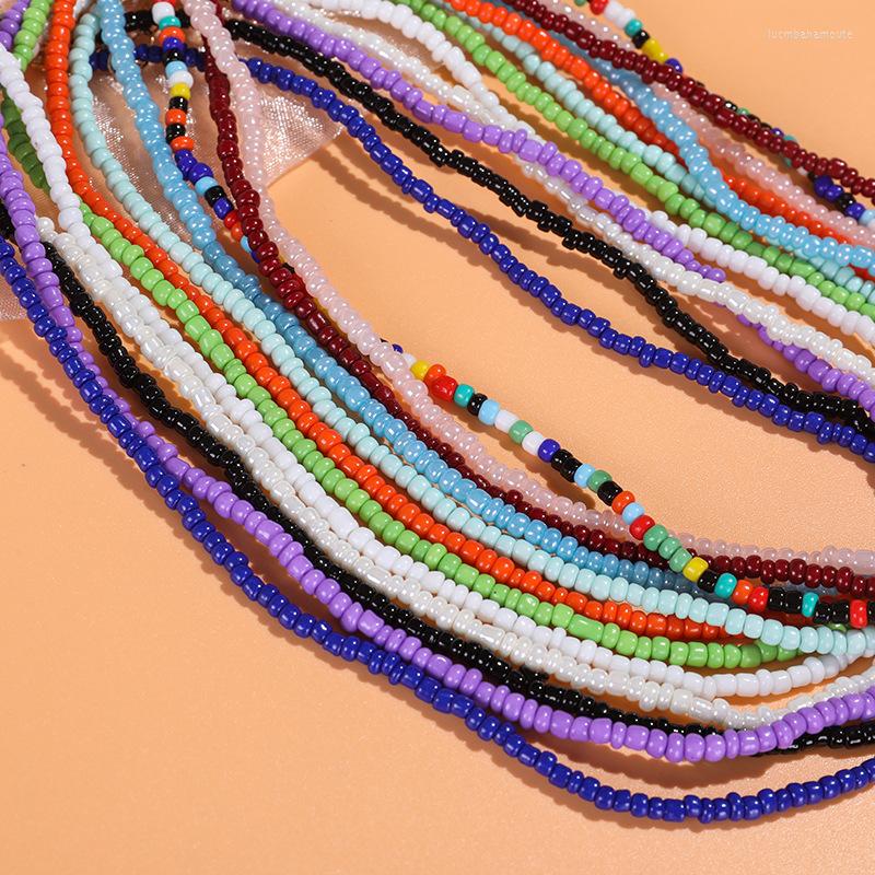 Pendant Necklaces Bohemian Color Rice Bead Beaded Necklace Temperament Women's Dual-use Short Card Neck Chain Spot
Pendant Necklaces Bohemian Color Rice Bead Beaded Necklace Temperament Women's Dual-use Short Card Neck Chain Spot