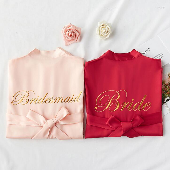Women's Sleepwear Selling Products Silk Satin Bridesmaid Embroidery Robe For Women, Champagne
Women's Sleepwear Selling Products Silk Satin Bridesmaid Embroidery Robe For Women, Champagne