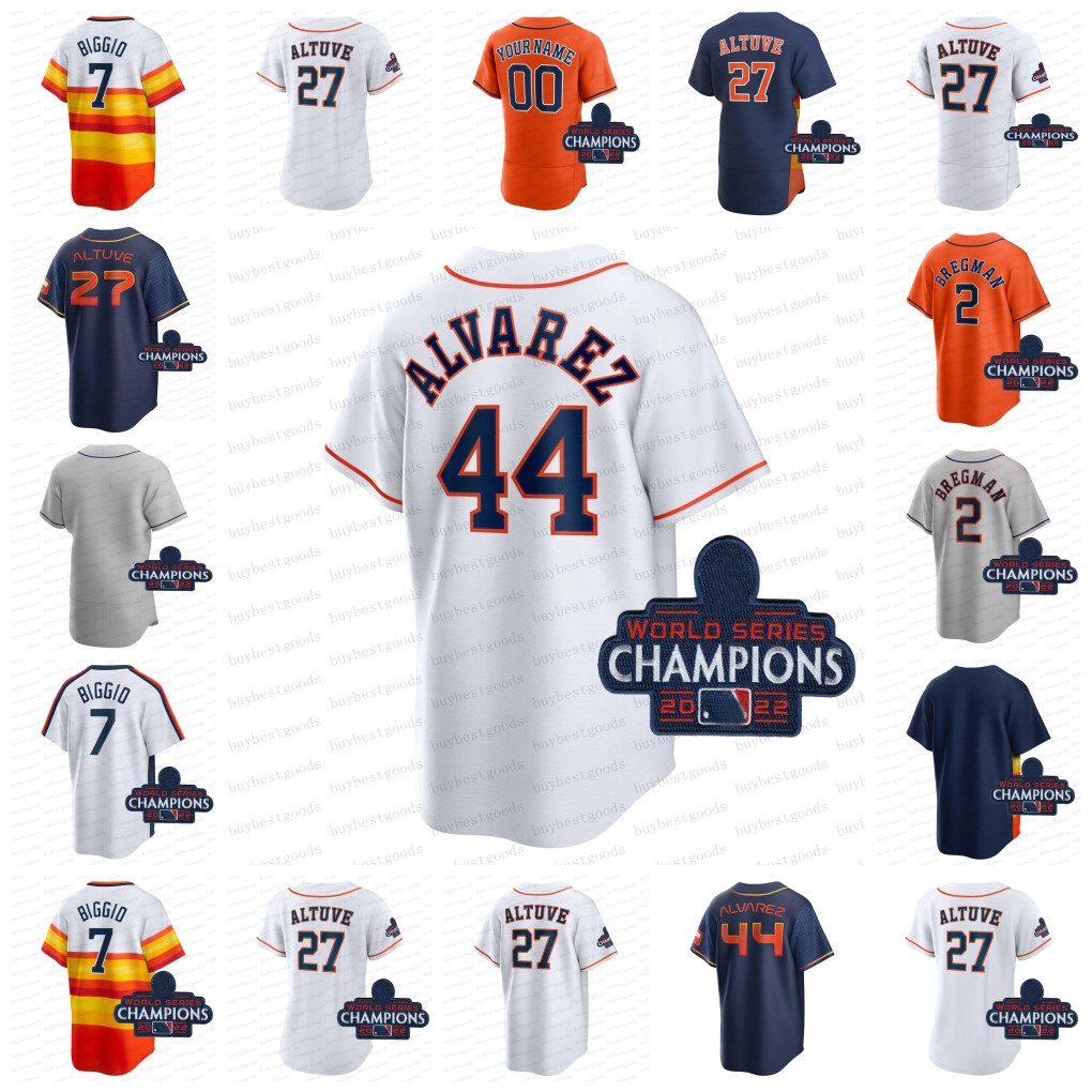 44 Yordan Alvarez Jersey Jose Altuve 79 Jose Abreu 10 Yuli Gurriel Jeremy Pena Alex Bregman Kyle Tucker Framber Valdez Chas McCormick Nolan Ryan WS Champions Baseball, Woman style
44 Yordan Alvarez Jersey Jose Altuve 79 Jose Abreu 10 Yuli Gurriel Jeremy Pena Alex Bregman Kyle Tucker Framber Valdez Chas McCormick Nolan Ryan WS Champions Baseball, Woman style