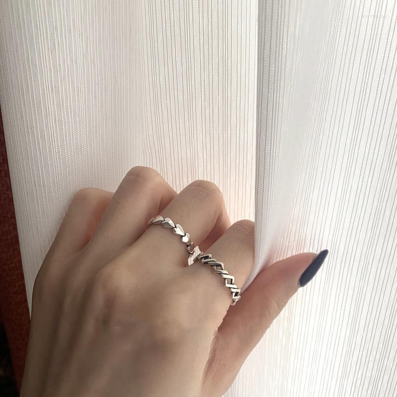 Wedding Rings Vintage Irregular Geometry Sets Women Dating Heart Korean Fashion Brand Adjustable Luxury Chain Ring
Wedding Rings Vintage Irregular Geometry Sets Women Dating Heart Korean Fashion Brand Adjustable Luxury Chain Ring