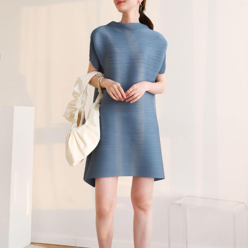 Party Dresses Summer Miyake Pleated Ladies Sweet Solid Color Fashion Casual Loose Dress Pleats, Picture color
Party Dresses Summer Miyake Pleated Ladies Sweet Solid Color Fashion Casual Loose Dress Pleats, Picture color