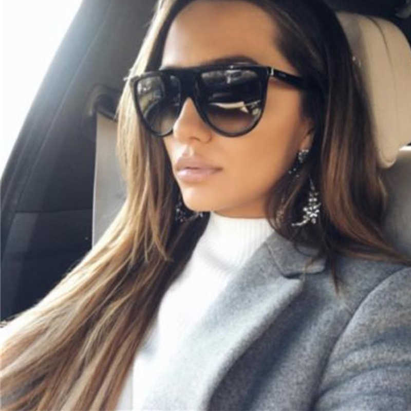 Sunglasses Vintage Large Frame Sunglasses Women Brand Designer Oversized Goggles Shades Black Lens Glasses UV400 Flat Top Kim Eyewear G230225
Sunglasses Vintage Large Frame Sunglasses Women Brand Designer Oversized Goggles Shades Black Lens Glasses UV400 Flat Top Kim Eyewear G230225