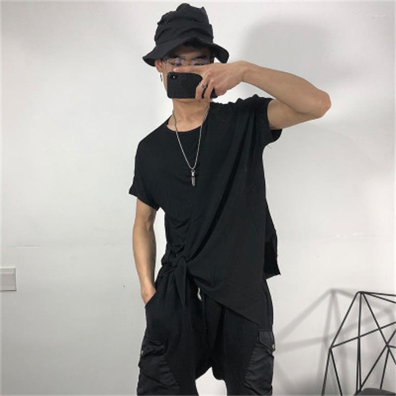 Men' T Shirts Summer Original Designer Asymmetric Splice Short Sleeve T-shirt Dark Tide Brand Breathable Comfortable Jacket, Black
Men' T Shirts Summer Original Designer Asymmetric Splice Short Sleeve T-shirt Dark Tide Brand Breathable Comfortable Jacket, Black