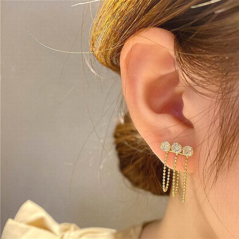 Dangle Earrings & Chandelier Front And Back Zircon Tassel For Women Delicate Simple Beautiful Fashion Jewelry BijouxDangle
Dangle Earrings & Chandelier Front And Back Zircon Tassel For Women Delicate Simple Beautiful Fashion Jewelry BijouxDangle