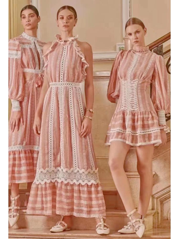 Casual Dresses Delocah High Quality Summer Women Fashion Runway Long Dress Sleeveless Ruffles Elegant Loose Hollow Out Lace Big Swing Dresse, Multi
Casual Dresses Delocah High Quality Summer Women Fashion Runway Long Dress Sleeveless Ruffles Elegant Loose Hollow Out Lace Big Swing Dresse, Multi