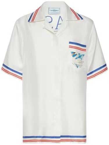 23SS New Casablanca Men designer shirt men and women New Diamond Swan Gradual Silk Hawaiian Casual Shirt, As shown in figure
23SS New Casablanca Men designer shirt men and women New Diamond Swan Gradual Silk Hawaiian Casual Shirt, As shown in figure