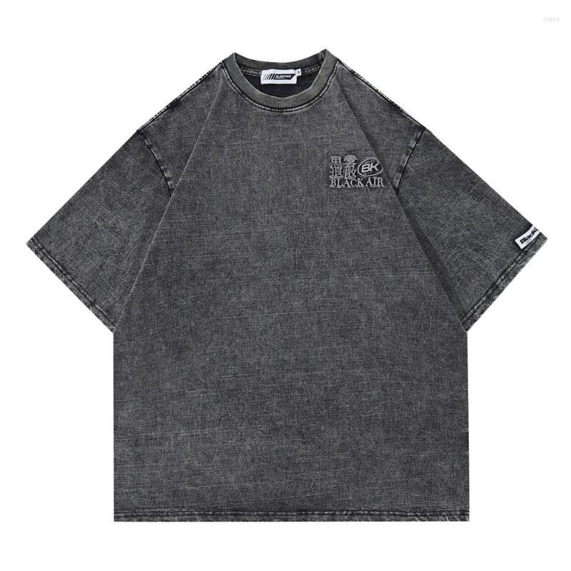 Men's T Shirts Letters Embroidery Washed Material Hip Hop T-shirt Men Women Loose Streetwear Tshirts Male Top, Black
Men's T Shirts Letters Embroidery Washed Material Hip Hop T-shirt Men Women Loose Streetwear Tshirts Male Top, Black