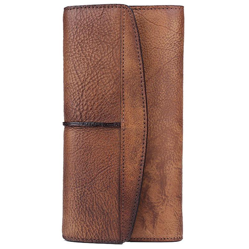 Wallets Fashion Natural Real Leather Men And Women Long Multi-card Position Business Card Hand Grip With Coin Zipper Purse, Brown
Wallets Fashion Natural Real Leather Men And Women Long Multi-card Position Business Card Hand Grip With Coin Zipper Purse, Brown