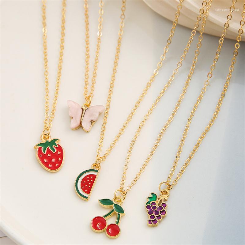 Pendant Necklaces Trendy Fruits Necklace 2023 Strawberry Pineapple Cherry Temperament Jewelry Cute Choker Wedding Gifts
Pendant Necklaces Trendy Fruits Necklace 2023 Strawberry Pineapple Cherry Temperament Jewelry Cute Choker Wedding Gifts