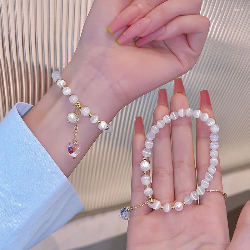 Charm Bracelets Design Ins Ppal Stone Pearl Love Pendant Ball Bead Bracelet Sense Natural Wind All-match Women
Charm Bracelets Design Ins Ppal Stone Pearl Love Pendant Ball Bead Bracelet Sense Natural Wind All-match Women