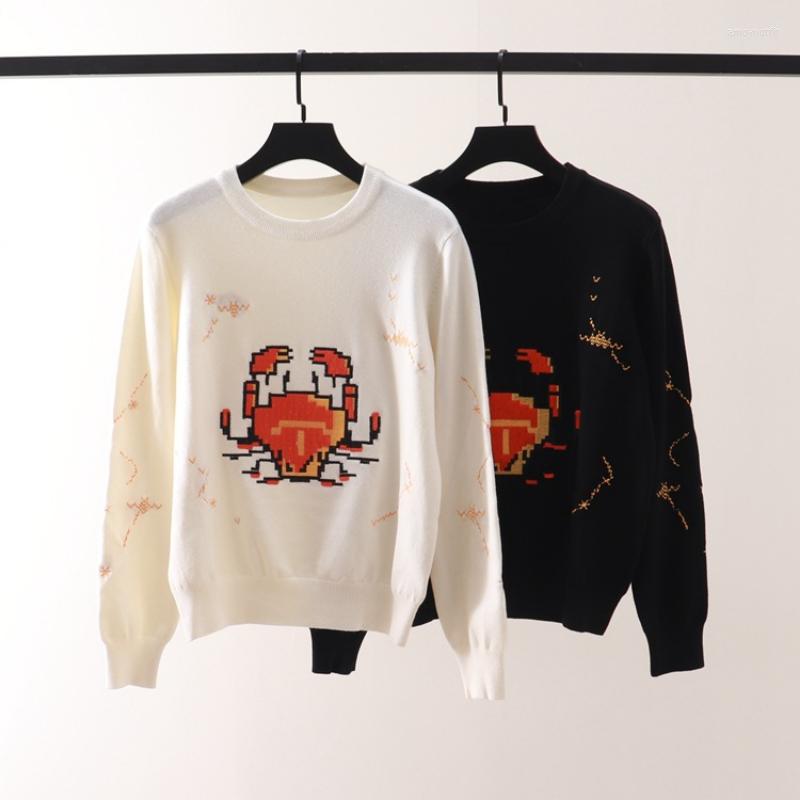 Women' Sweaters Korean Fashion Women Sweater And Pullovers Casual Jumper O-Neck Knitted Tops Black White Jersey Autumn Winter Japanese
Women' Sweaters Korean Fashion Women Sweater And Pullovers Casual Jumper O-Neck Knitted Tops Black White Jersey Autumn Winter Japanese