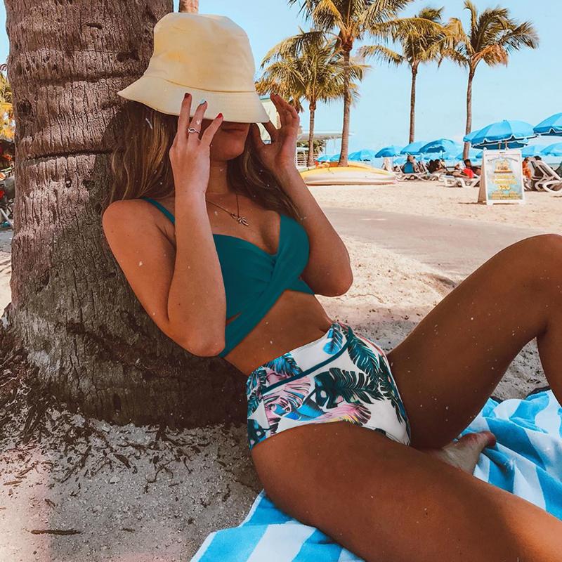 Women' Swimwear 2023 Sexy High Waist Bikini Set Bandage Women Solid Strappy Print Floral Swimsuit Beachwear Bathing Suit Biquini, Cu21308b1
Women' Swimwear 2023 Sexy High Waist Bikini Set Bandage Women Solid Strappy Print Floral Swimsuit Beachwear Bathing Suit Biquini, Cu21308b1