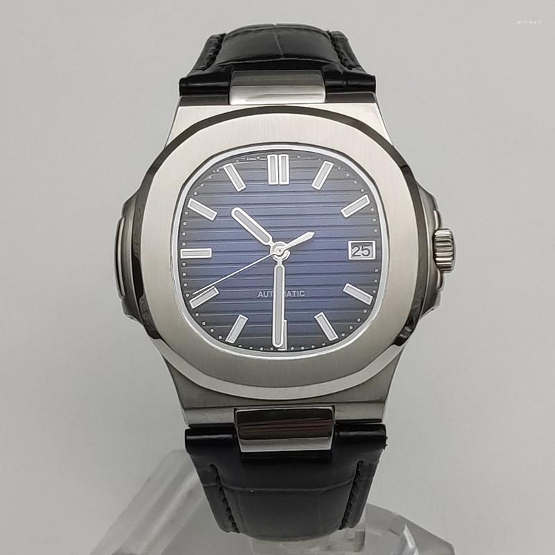 Wristwatches Waterproof Watch Head 39mm Men's Automatic Mechanical NH35 Sports Green Luminous Blue Dial Elegant, Black belt style
Wristwatches Waterproof Watch Head 39mm Men's Automatic Mechanical NH35 Sports Green Luminous Blue Dial Elegant, Black belt style