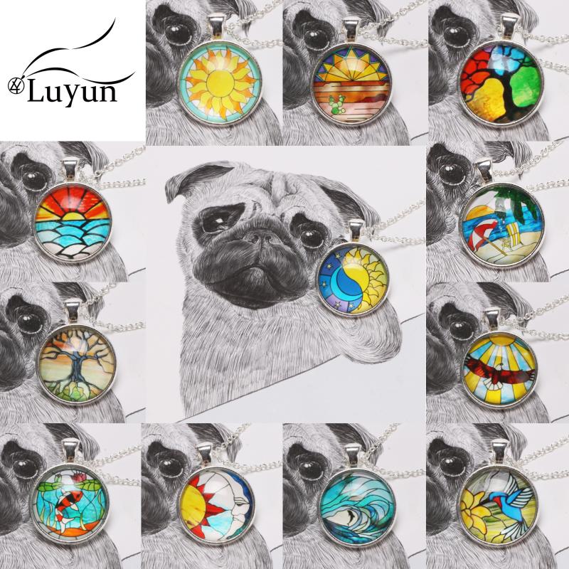 Chains Puzzle Painting Round Glass Necklace Statement & Pendant Jewelry Vintage Chain Choker
Chains Puzzle Painting Round Glass Necklace Statement & Pendant Jewelry Vintage Chain Choker