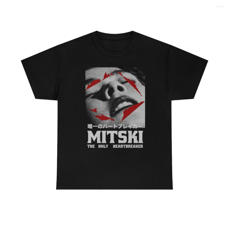 Men' T Shirts Mitski Print Shirt Unisex Street Hip-hop Couple Fashion Trendy T-shirt Short Sleeve Cotton Cozy Tee Men Women, Black
Men' T Shirts Mitski Print Shirt Unisex Street Hip-hop Couple Fashion Trendy T-shirt Short Sleeve Cotton Cozy Tee Men Women, Black
