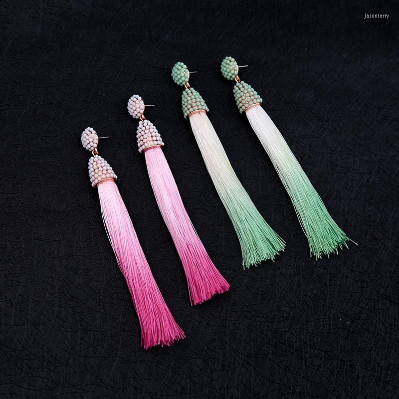 Dangle Earrings Pink & Green Acrylic Beads Fringe Tassel Ethnic Bohemian Women Long Fashion Jewelry
Dangle Earrings Pink & Green Acrylic Beads Fringe Tassel Ethnic Bohemian Women Long Fashion Jewelry