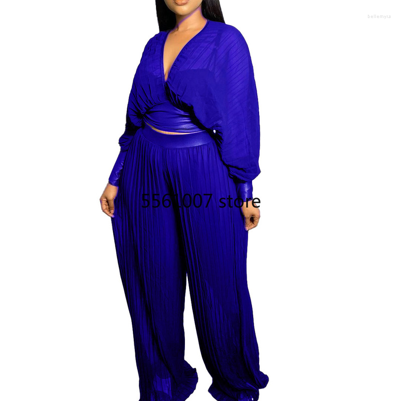 Ethnic Clothing African Suit Summer Fashion Style Women Long Sleeve V-neck Red Black Blue Two Pieces Sets Top And Pant
Ethnic Clothing African Suit Summer Fashion Style Women Long Sleeve V-neck Red Black Blue Two Pieces Sets Top And Pant
