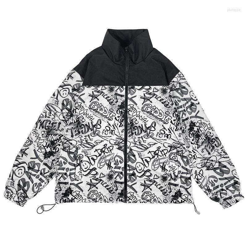 Men's Jackets Men's Oversized Fashion Printed Letter Spring Autumn Streetwear Hip Hop Jacket Loose Harajuku For Male, Black
Men's Jackets Men's Oversized Fashion Printed Letter Spring Autumn Streetwear Hip Hop Jacket Loose Harajuku For Male, Black