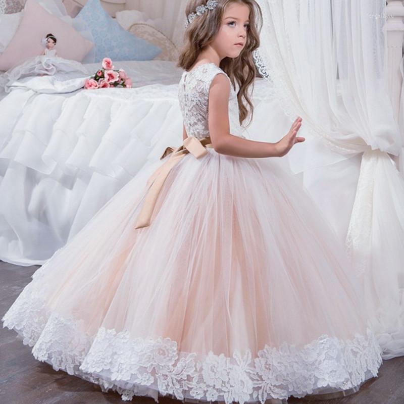 Girl Dresses Champagne Flower With Beaded Belt Lace Appliques Custom Made Gown First Communion For Girls, Pink
Girl Dresses Champagne Flower With Beaded Belt Lace Appliques Custom Made Gown First Communion For Girls, Pink