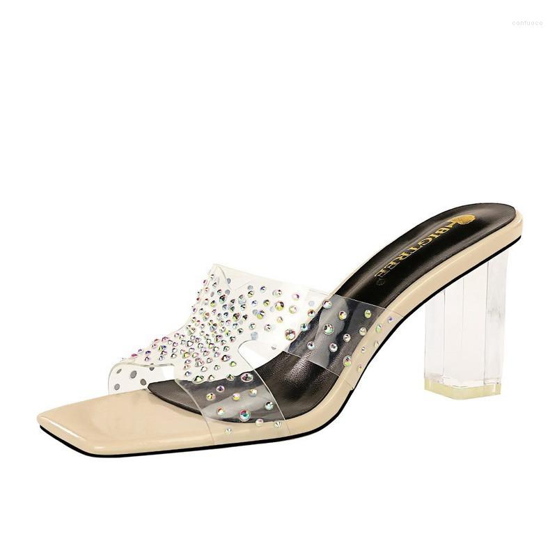 Slippers Square Toe Heels Women Summer 2023 Pumps Woman High Ladies Talon Transparente, Nude
Slippers Square Toe Heels Women Summer 2023 Pumps Woman High Ladies Talon Transparente, Nude