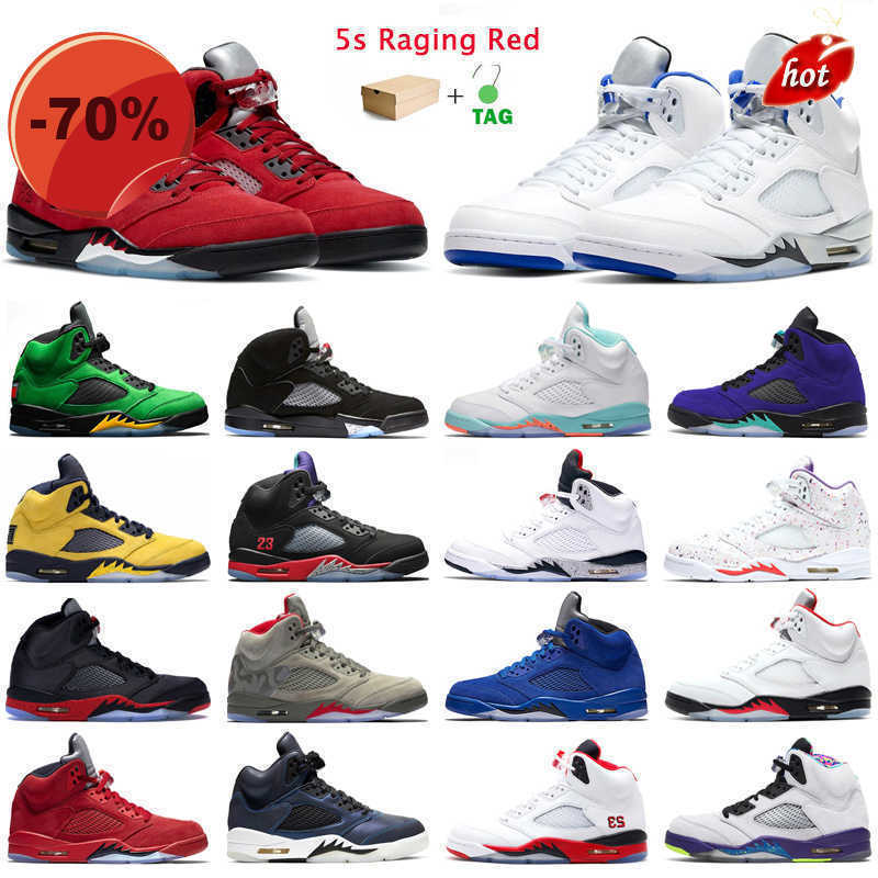 Slippers 5s AMG Raging Red Mens Basketball Shoes Jumpman 5 Hyper Royal OG Black Metallic Blue suede White Cement Camo Men Trainers Outdoor Sports
Slippers 5s AMG Raging Red Mens Basketball Shoes Jumpman 5 Hyper Royal OG Black Metallic Blue suede White Cement Camo Men Trainers Outdoor Sports