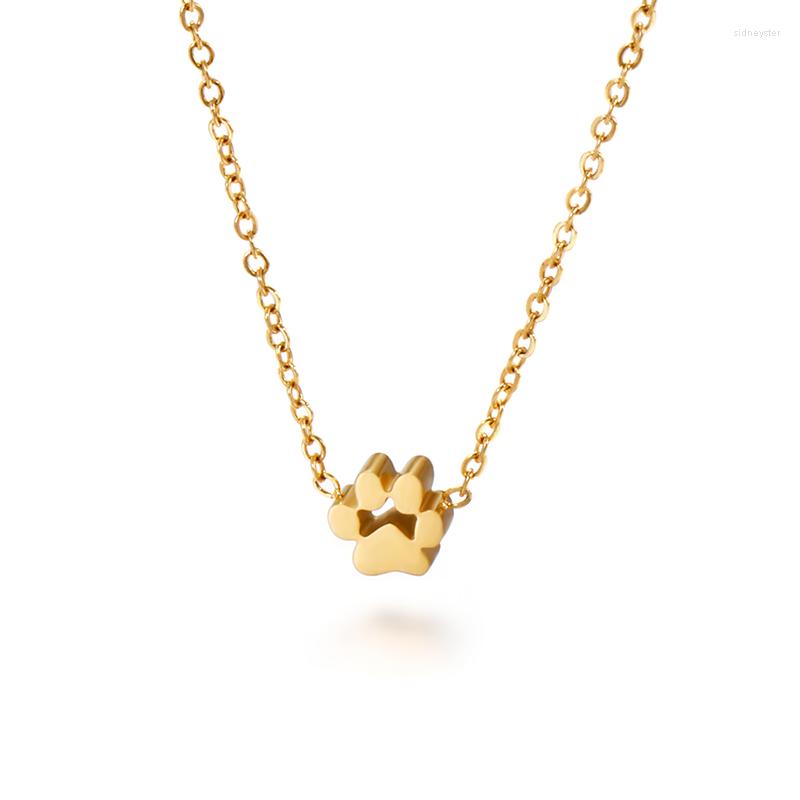 Pendant Necklaces Arrival Fashion Footprint Necklace Yellow Gold Color Titanium Steel Jewelry Woman Gift Wholesale Not Fade
Pendant Necklaces Arrival Fashion Footprint Necklace Yellow Gold Color Titanium Steel Jewelry Woman Gift Wholesale Not Fade