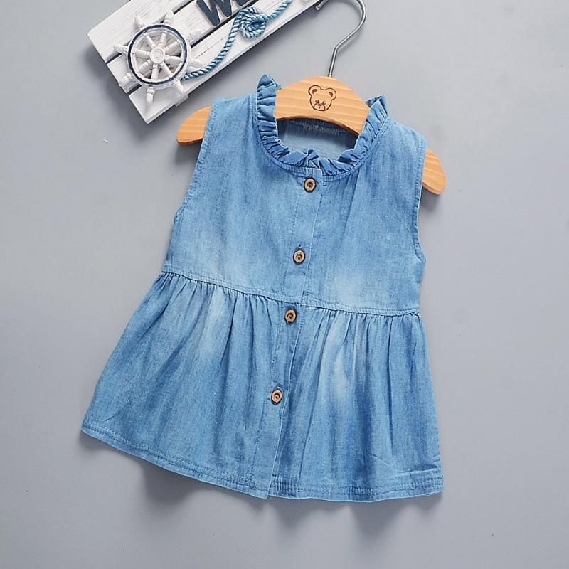 Girl Dresses Girl's Baby Girls Summer Kids Princess Dress Denim Casual Clothes Cartoon Sundress Children Suit Outfits, Blue
Girl Dresses Girl's Baby Girls Summer Kids Princess Dress Denim Casual Clothes Cartoon Sundress Children Suit Outfits, Blue