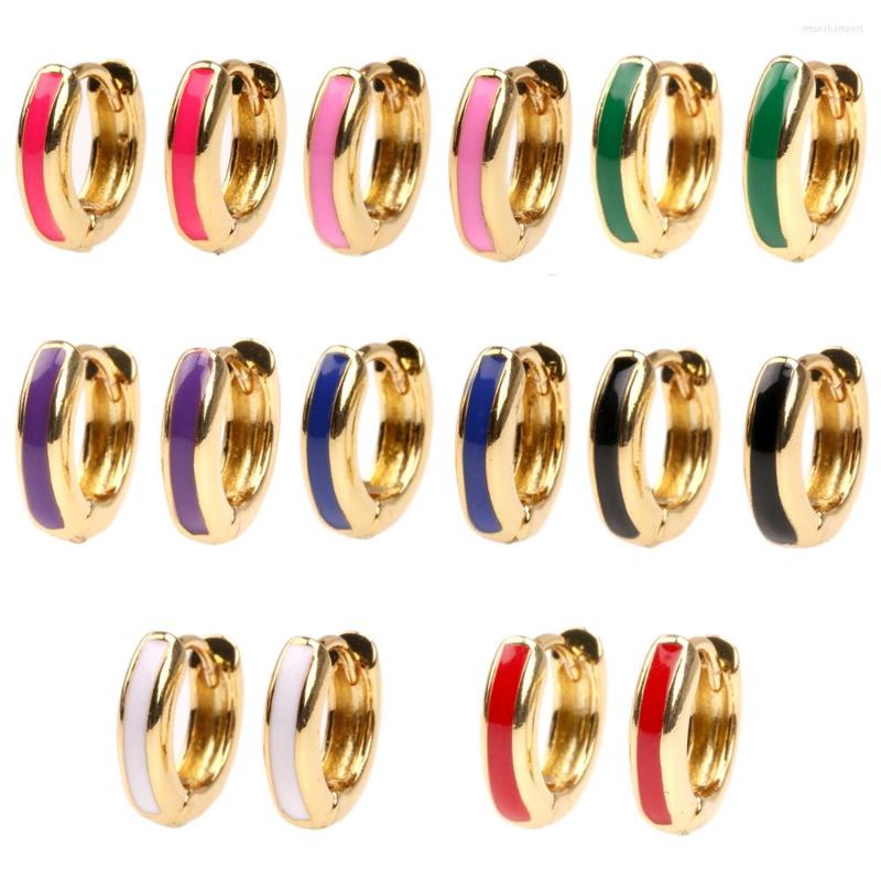 Hoop Earrings EYIKA Simple 3 11mm Mini For Women Girls Multicolor Enamel Geometric Circle Earring Pendientes Aro Party Jewelry
Hoop Earrings EYIKA Simple 3 11mm Mini For Women Girls Multicolor Enamel Geometric Circle Earring Pendientes Aro Party Jewelry