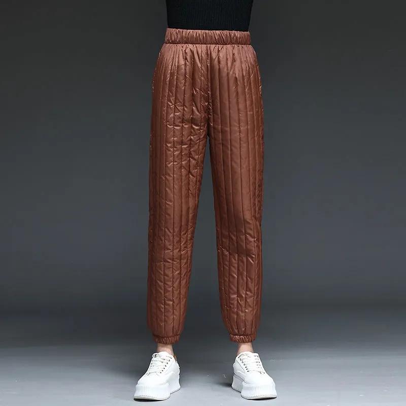Women's Pants & Capris Elastic Waist Casual Down Cotton Trousers For Women 2023 Winter Thicken Outdoor Bloomers High Loose Warm Ladies Sweat, Black
Women's Pants & Capris Elastic Waist Casual Down Cotton Trousers For Women 2023 Winter Thicken Outdoor Bloomers High Loose Warm Ladies Sweat, Black
