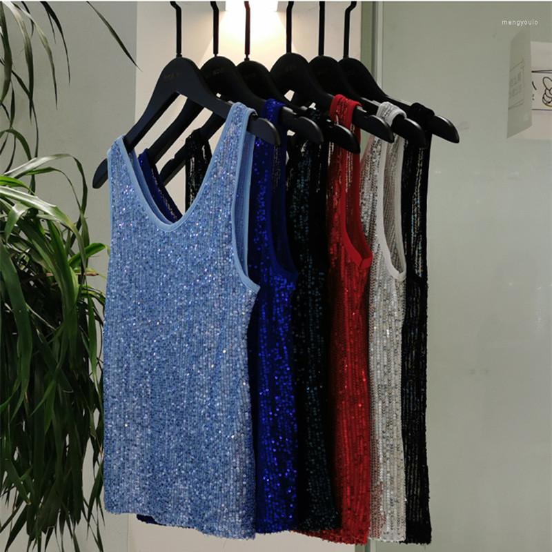 Women's Tanks Fashion Korean Version Of The Glittering Bright Crystal Slim Small Undershirt Inside Spring With A Hundred Sequin Camisole, Black
Women's Tanks Fashion Korean Version Of The Glittering Bright Crystal Slim Small Undershirt Inside Spring With A Hundred Sequin Camisole, Black