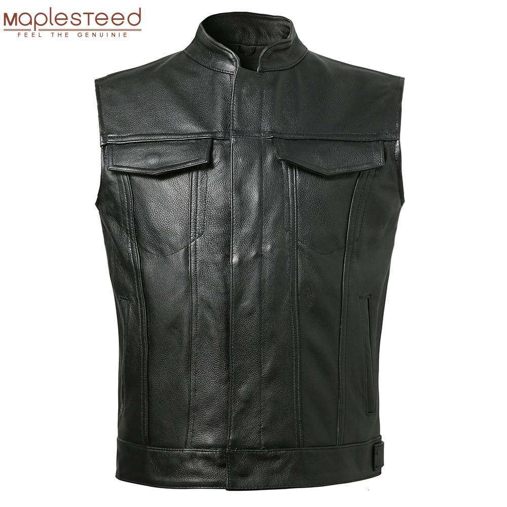 Men s Vests Classical Motorcycle Biker Leather Vest Men Genuine Sleeveless Jackets 100 REAL Cowhide Sheepskin Asian Size S 6XL M232 230225, Dark wine red goat
Men s Vests Classical Motorcycle Biker Leather Vest Men Genuine Sleeveless Jackets 100 REAL Cowhide Sheepskin Asian Size S 6XL M232 230225, Dark wine red goat