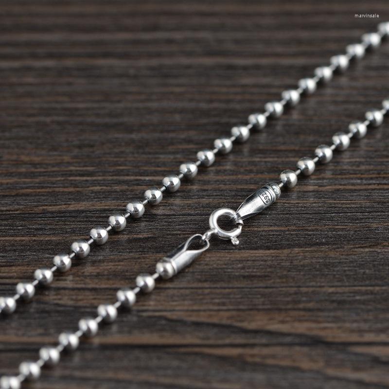 Chains 3mm Ball Chain Necklaces 925 Silver 45cm To 80cm Original S925 Thai Necklace For Jewelry Making VintageChains
Chains 3mm Ball Chain Necklaces 925 Silver 45cm To 80cm Original S925 Thai Necklace For Jewelry Making VintageChains