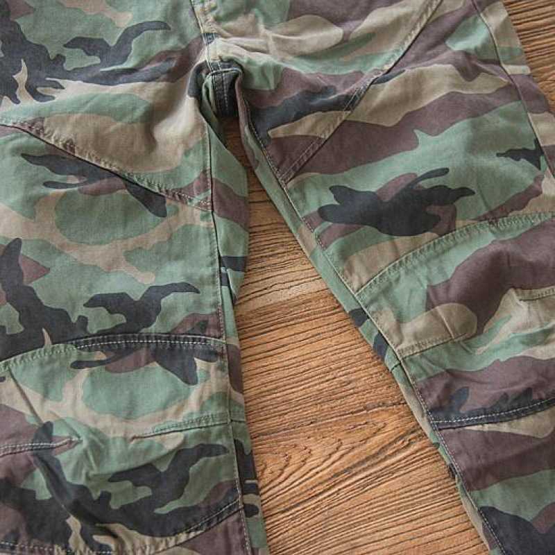 Men's Pants Camouflage Cargo Pants Mens Summer Cotton Trousers Men's Oversized Sweatpants Casual Stretch Pants Harem Pants Streetwear Male Z