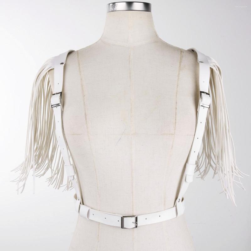 Garters Women PU Leather Shoulder Tassels Straps Adjustable Body Sexy Chest Harness Belt Ladies Club Party Rave Punk Gothic Bondage, White
Garters Women PU Leather Shoulder Tassels Straps Adjustable Body Sexy Chest Harness Belt Ladies Club Party Rave Punk Gothic Bondage, White