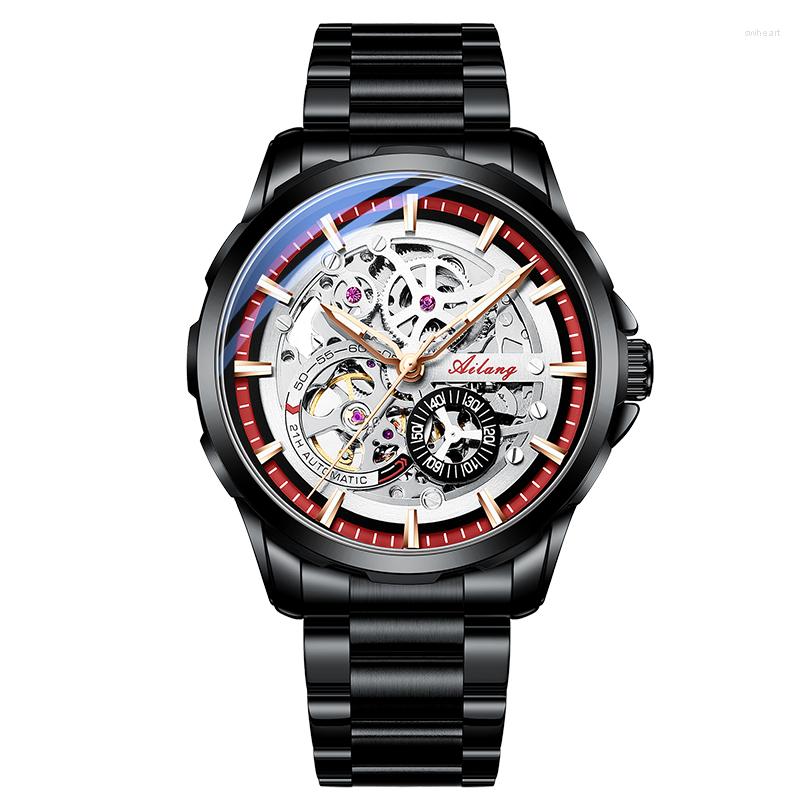 Wristwatches AILANG 2023 Watch Men's Automatic Mechanical Hollow Waterproof Top Brand Business Original Design
Wristwatches AILANG 2023 Watch Men's Automatic Mechanical Hollow Waterproof Top Brand Business Original Design