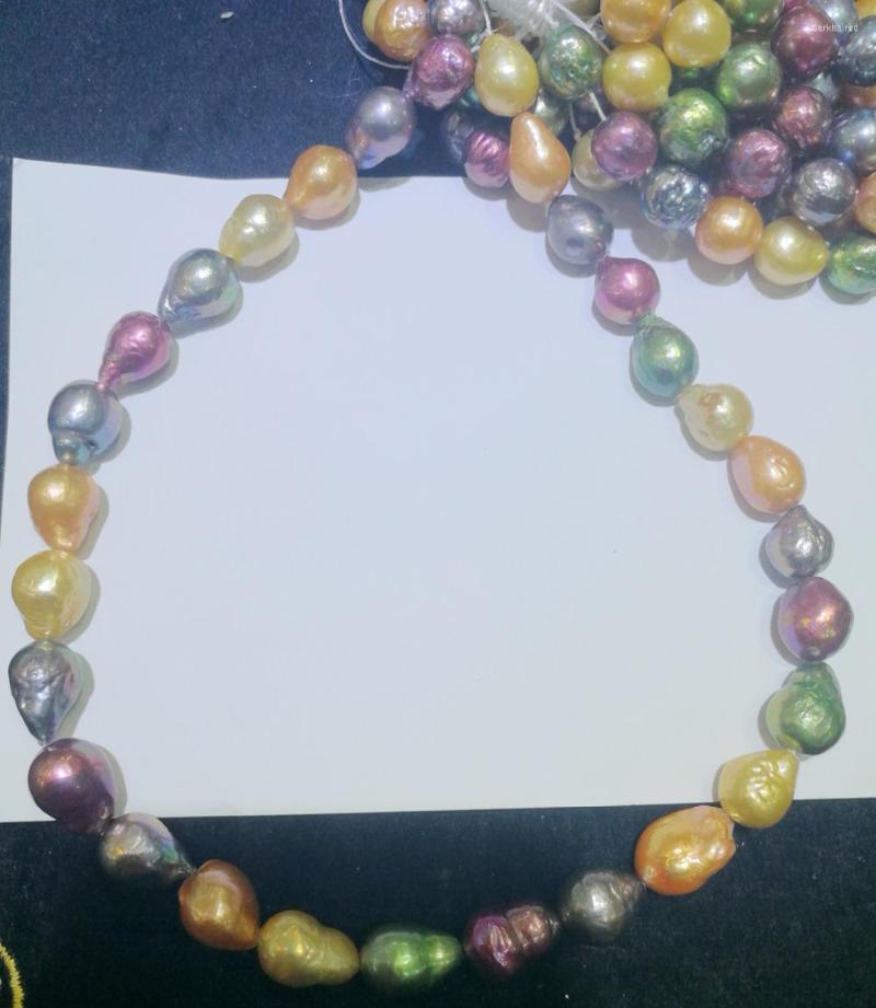 Chains Women Jewelry Natural Pear 10x12mm Bright Colorful Baroque Pearl 925 Silver Clasp Necklace Freshwater 17''
Chains Women Jewelry Natural Pear 10x12mm Bright Colorful Baroque Pearl 925 Silver Clasp Necklace Freshwater 17''