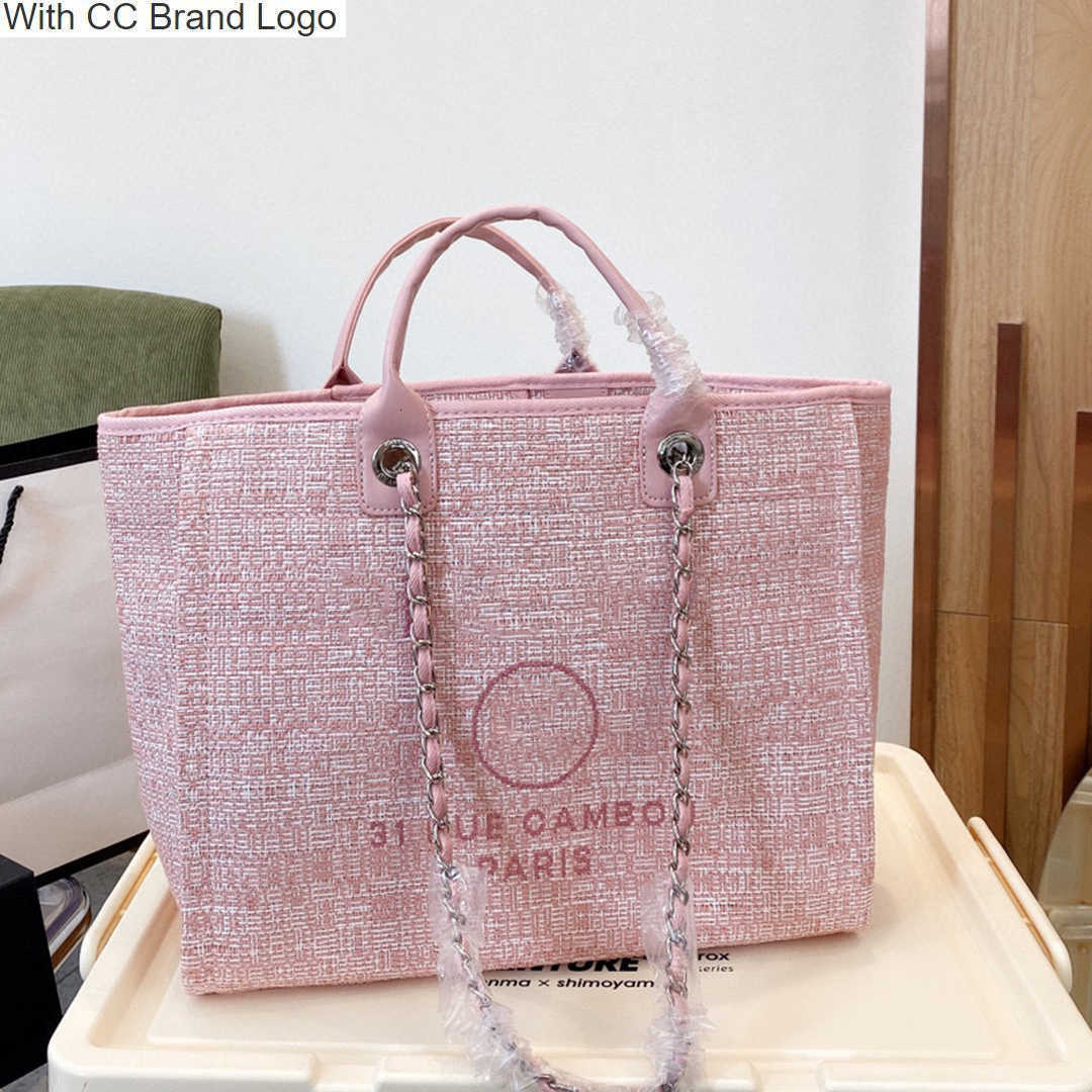 Luxury CC Beach Bags 22Ss Summer Famous Brand Tote Classic Beach Bags Canvas Deauville Chain Bag Top Quality Large Capacity Pochette Women Shopping Bag Luxury D, Blue
Luxury CC Beach Bags 22Ss Summer Famous Brand Tote Classic Beach Bags Canvas Deauville Chain Bag Top Quality Large Capacity Pochette Women Shopping Bag Luxury D, Blue