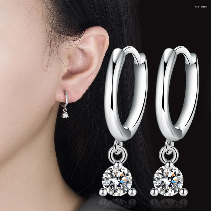Hoop Earrings Simple Design White Round Zircon Dangle Circle For Women Wedding Elegant 925 Silver Needle Drop Earring Jewelry
Hoop Earrings Simple Design White Round Zircon Dangle Circle For Women Wedding Elegant 925 Silver Needle Drop Earring Jewelry