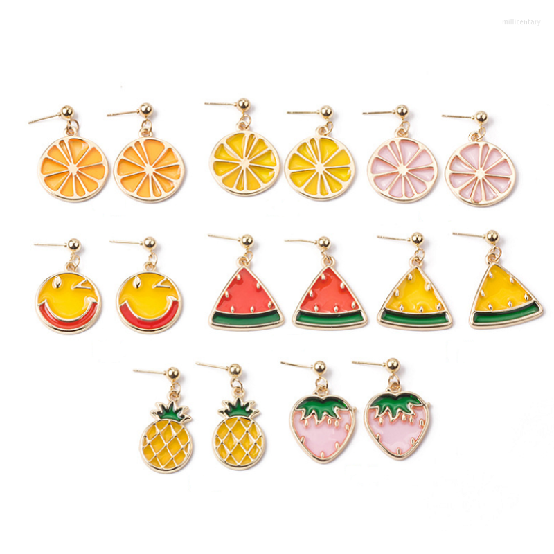 Dangle Earrings Korea Cute Fruit Lady Strawberry Pineapple Tomato Kiwi Orange Cucumber Dragon Apple Girl
Dangle Earrings Korea Cute Fruit Lady Strawberry Pineapple Tomato Kiwi Orange Cucumber Dragon Apple Girl