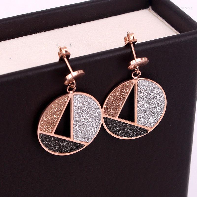 Dangle Earrings Stainless Steel Fashion Love Three Color Round Geometric Drop Rose Gold Women Party Wedding Gift
Dangle Earrings Stainless Steel Fashion Love Three Color Round Geometric Drop Rose Gold Women Party Wedding Gift