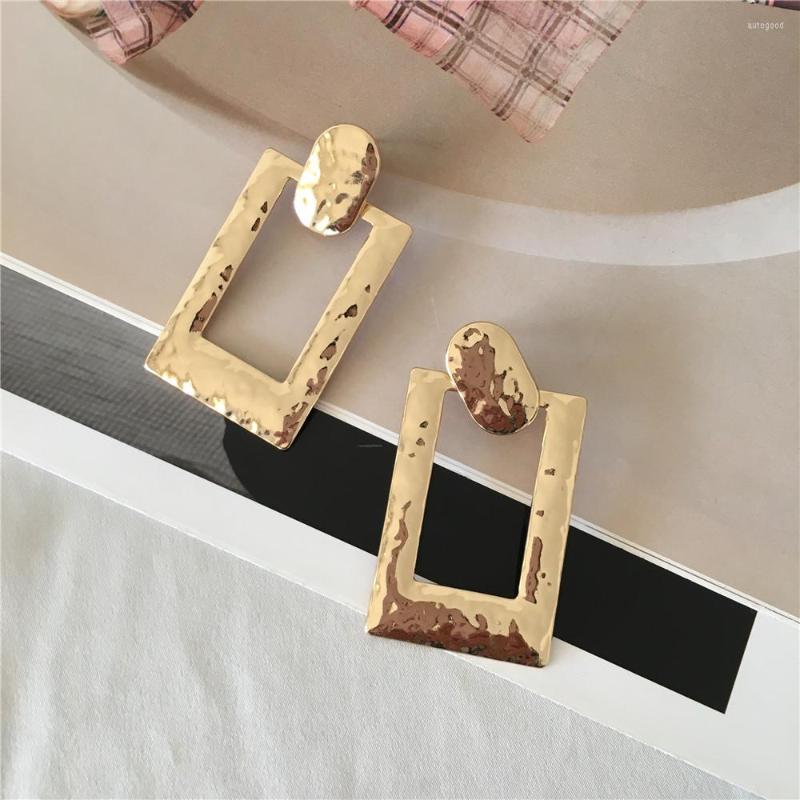 Dangle Earrings Trendy Gold Color Plating Hammered Effect Square Geometric Drop For Women Girl Elegant Casual Boho Modern Jewelry
Dangle Earrings Trendy Gold Color Plating Hammered Effect Square Geometric Drop For Women Girl Elegant Casual Boho Modern Jewelry